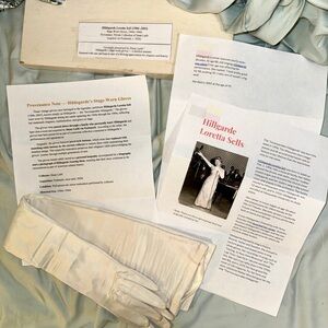 Hildegarde Loretta Sells (1906–2005) Stage-Worn Opera Gloves